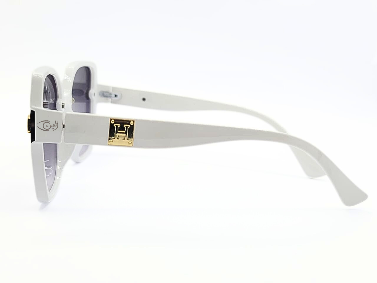 Designer Sunglasses - Eyewear - Plastic - Square - White