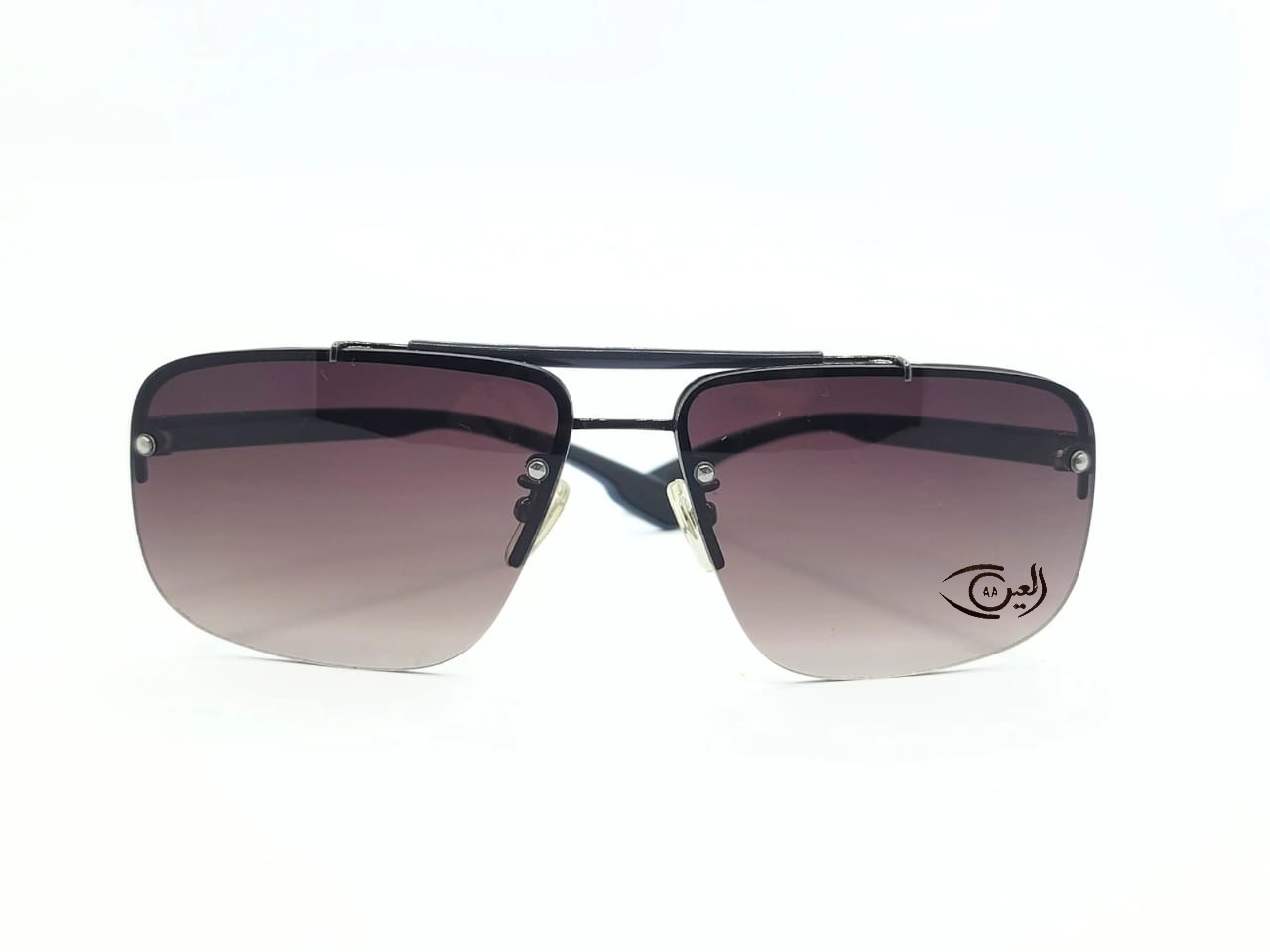 Prada- Metal- Sunglasses - Eyewear - Grey - Square - UV Protected