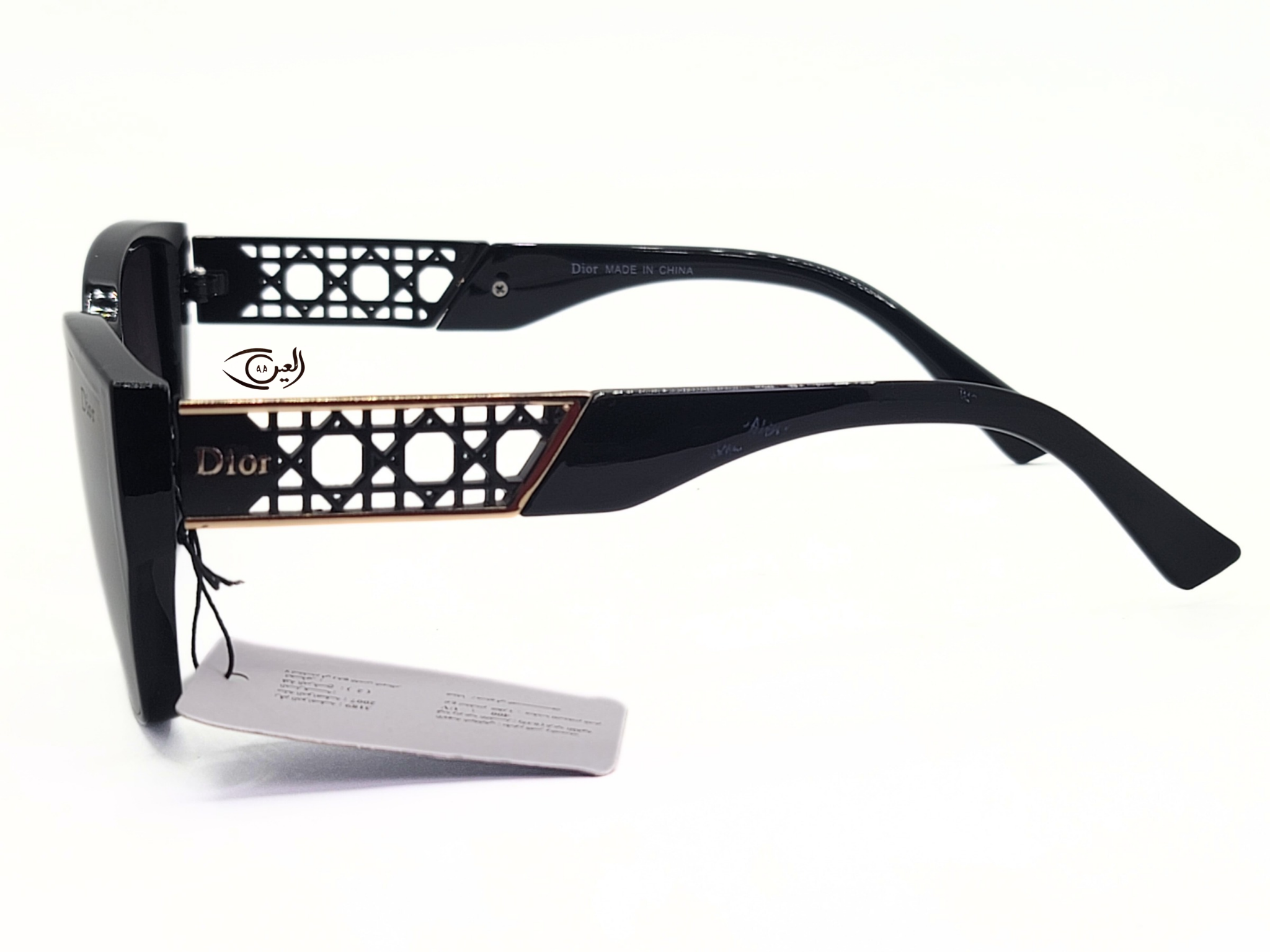 Dior-Black-9090-Female-plastic-Hexa Square-CR UV400-Medium-Eyewear