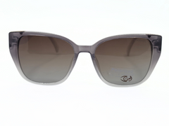 CHANEL  -Gray with White Stick - P83096  - female - plastic -Hexa Square -CR UV400-Medium-Eyewear