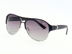 Dior - Black Silver- Metalic with Plastic Stick - Aviator - Eyewear