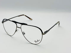 Ray-Ban-Black - Brown- Metalic Green-90392-Male-Metal-Double Bridge Aviator -Wide-Optics-Eyewear