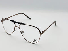 Ray-Ban-Black - Brown- Metalic Green-90392-Male-Metal-Double Bridge Aviator -Wide-Optics-Eyewear