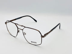 Boss-90431-Male-MetalDouble Bridge Square -Wide-Eyewear