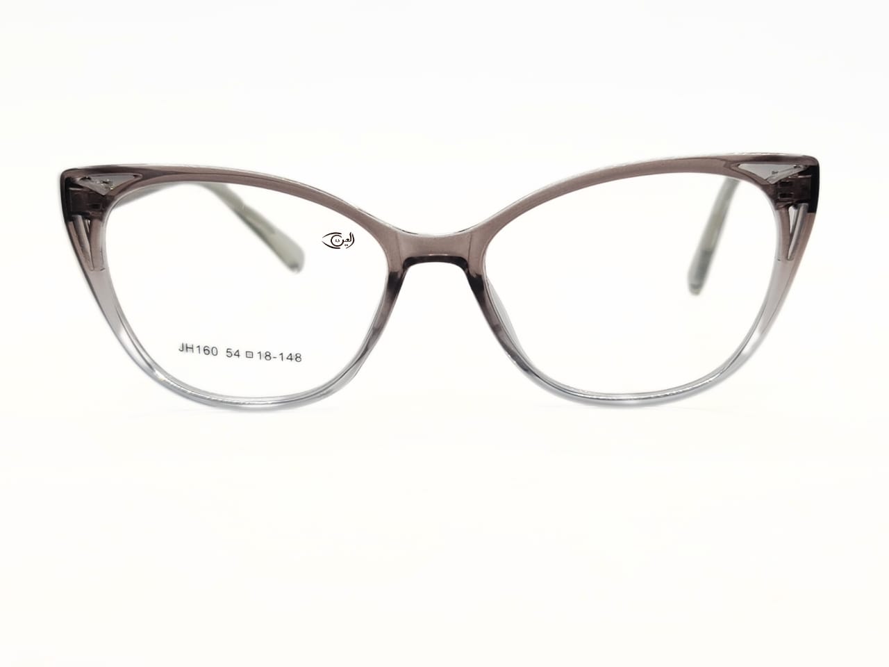 Designer - Double Shade Gray - Female - Plastic Sheet - Cat Eye - Medium - Eyewear