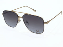 Designer - Grey - Male  - Metal - Double Bridge Aviator - CR UV - Wide - Eye wear