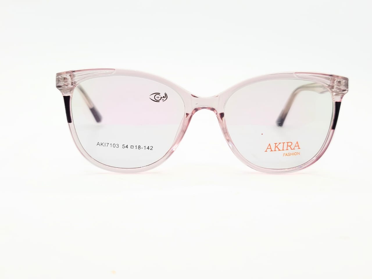 Designer - Transparent Pink - Female - Plastic Sheet - Cat eye - Wide - Eyewear