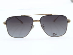 Designer - Grey - Male  - Metal - Double Bridge Aviator - CR UV - Wide - Eye wear