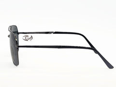 Ray Ban  Sunglasses - Male - Black - Double Bridge Square - Diamond Glass Black - Metal - Eyewear