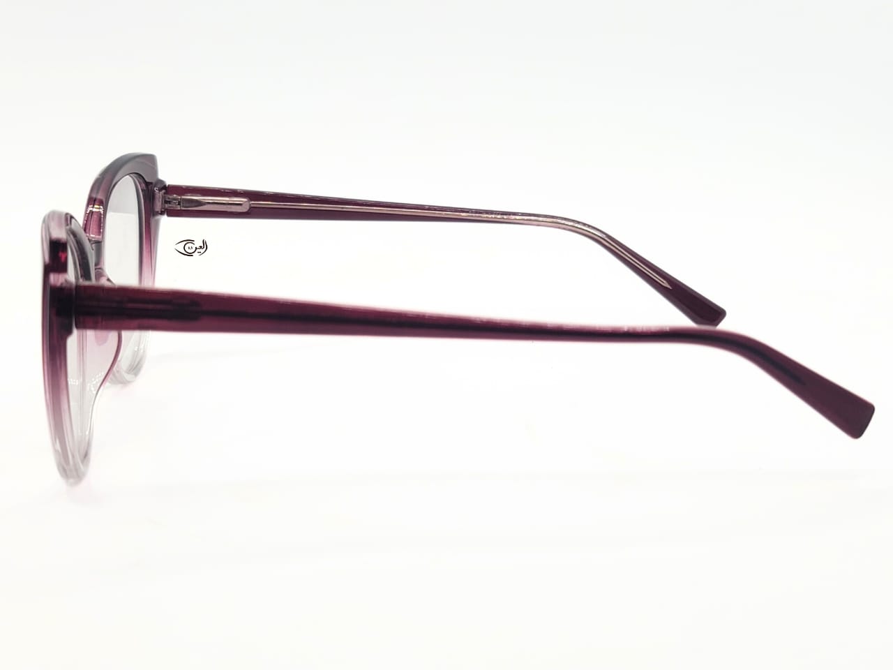 Designer - Double Purple - Female - Plastic Sheet - Cat Eye - Medium - Eyewear