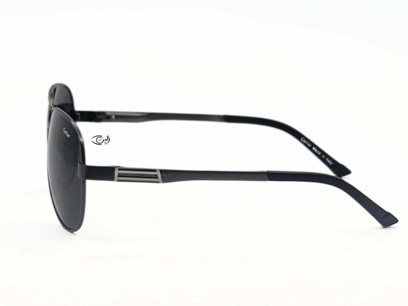 Cartier Sunglasses - Female - Black - Double Bridge Aviator - CR Dark Gray UV - Metal - Eyewear