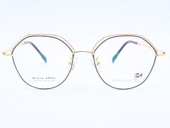 Designer  - Golden black contrast - Female - Metal - Hexa - Eyewear