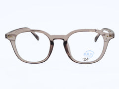 Designer - Transparent Grey - Female - Plastic Sheet - Hexa - Medium - Eyewear