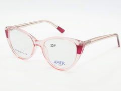 Designer - LightPink - Female - Plastic Sheet - Cat Eye - Medium - Eyewear