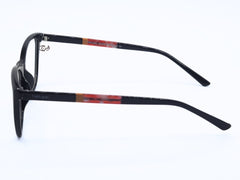 Designer - Plastic - Female - Black - Square - Medium - Eyewear