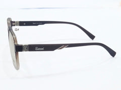 Designer - Brown Double Shade - Double Bridge Square - Plastic - Male - Medium - Eyewear