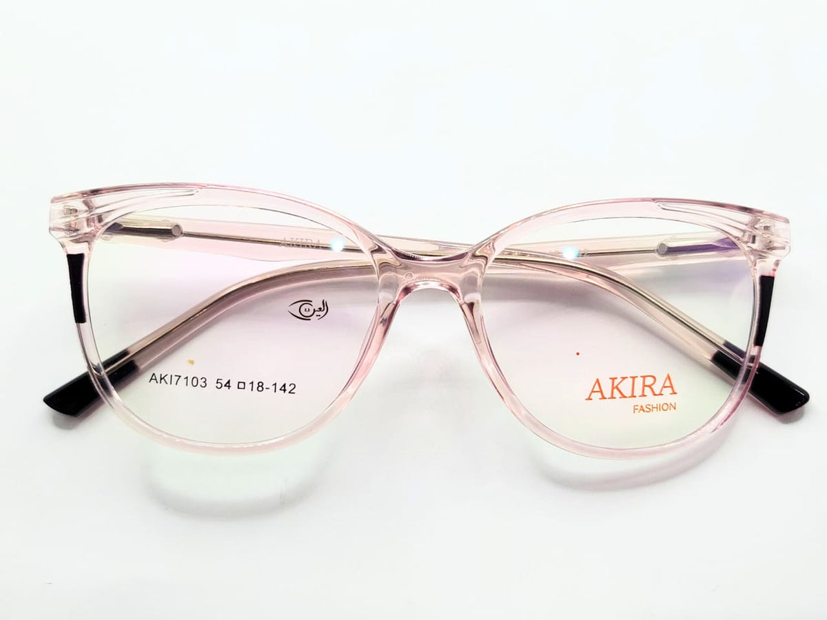 Designer - LightPink - Female - Plastic Sheet - Cat Eye - Medium - Eyewear