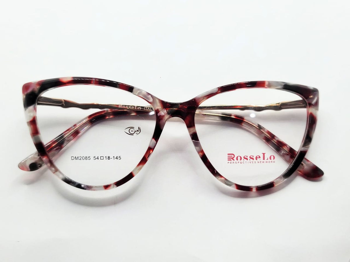 Designer - Mahron Double Shade -  Female - Front Plastic Stick -  Metal - Cat Eye - Wide - Eyewear