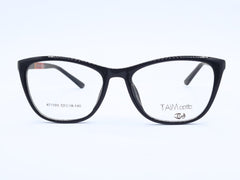 Designer - Plastic - Female - Black - Square - Medium - Eyewear