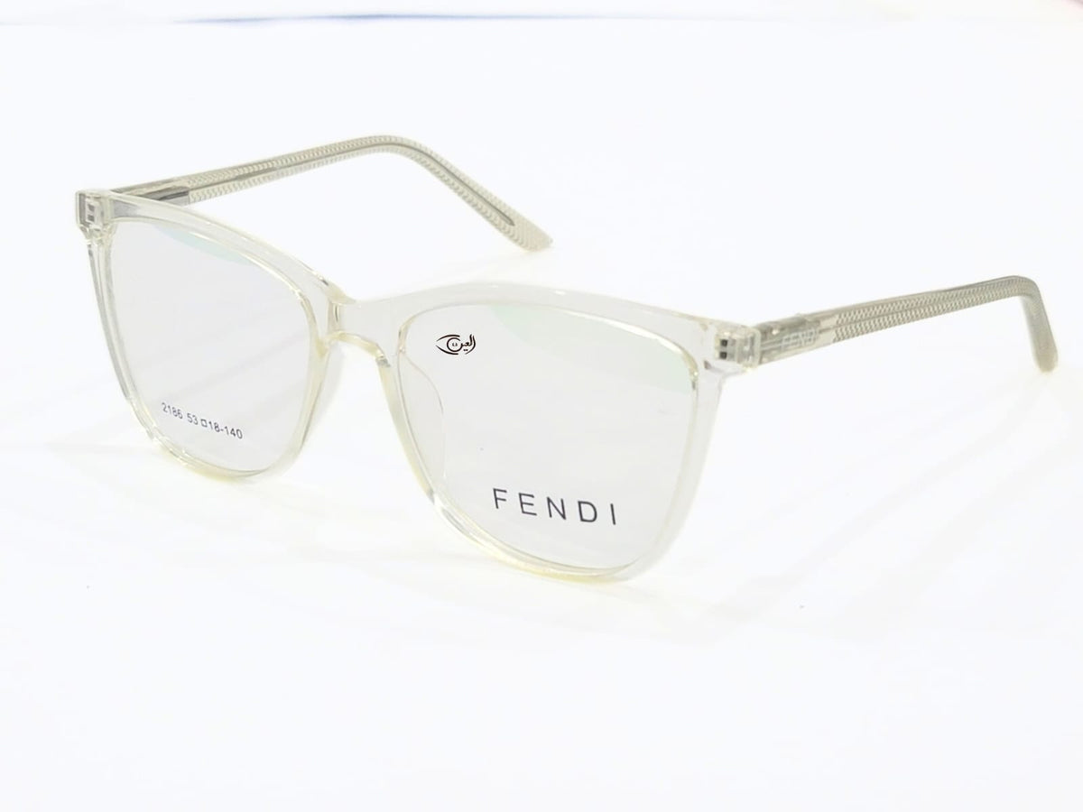 Fendi - Transparent - Female - Plastic  - CatEye - Wide - Eyewear